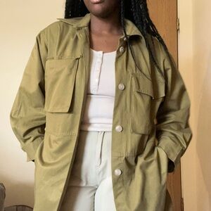 H&M Women’s Green Utility Jacket